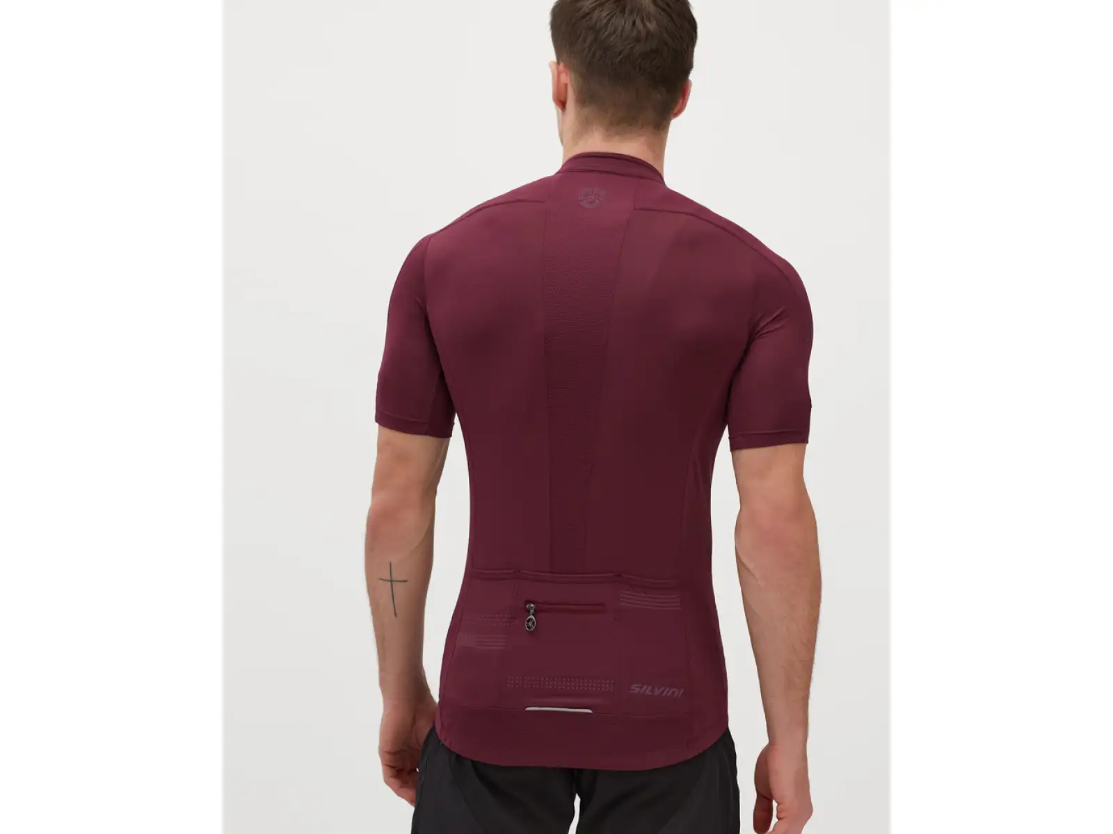 Silvini Ceno men's jersey short sleeve Plum