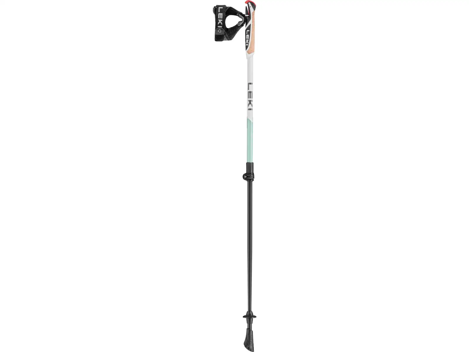 Leki Spin Shark trekking poles White/SmokeGreen size 100-130 cm