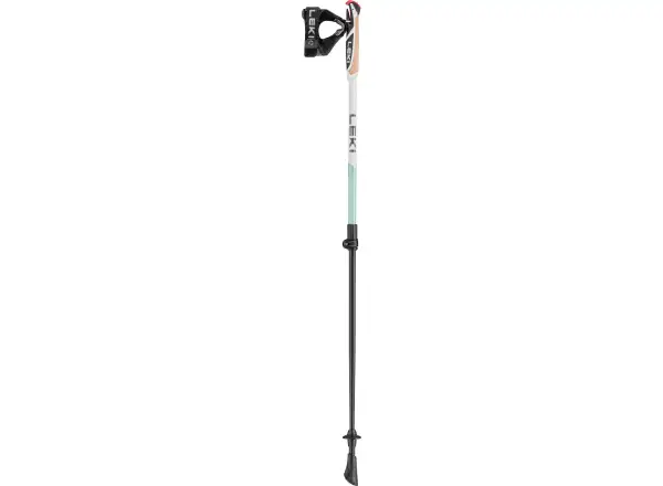 Leki Spin Shark trekking poles White/SmokeGreen size 100-130 cm