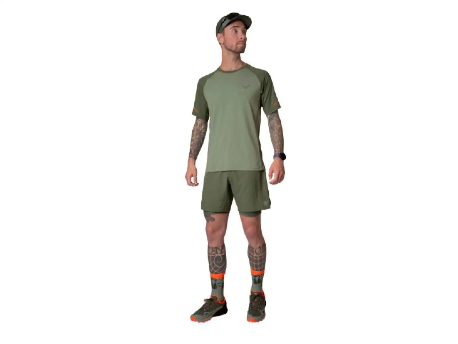 Dynafit Alpine Pro 2in1 men's running shorts Thyme