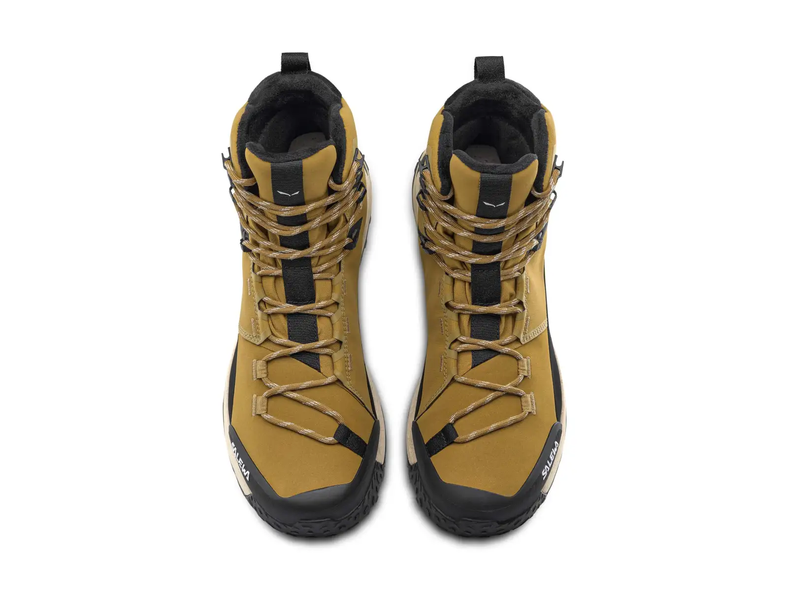 Salewa Puez Winter Mid PTX men's shoes Golden Brown / Black