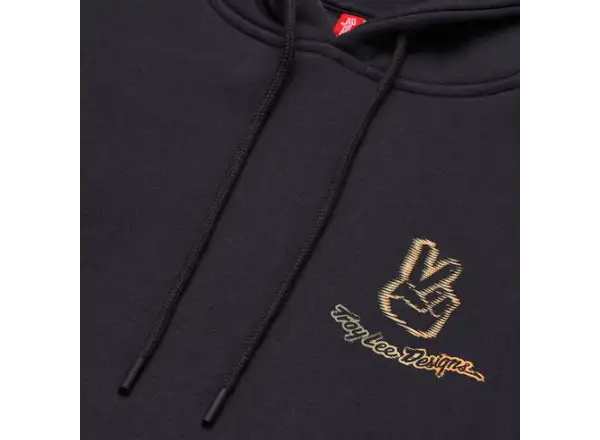 Troy Lee Designs Peace Out men's hoodie Carbon