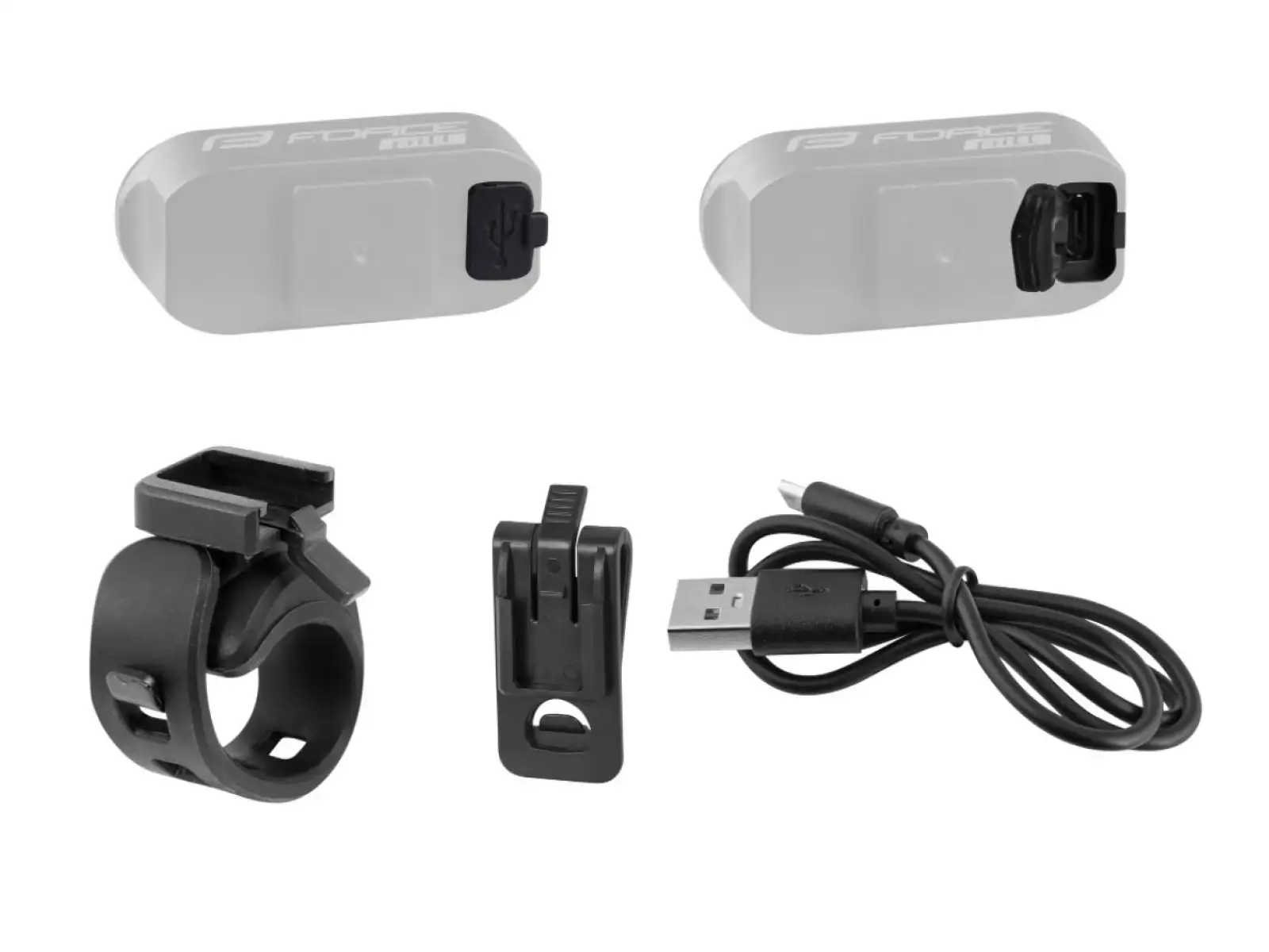 Force Pill rear light 3 diodes usb