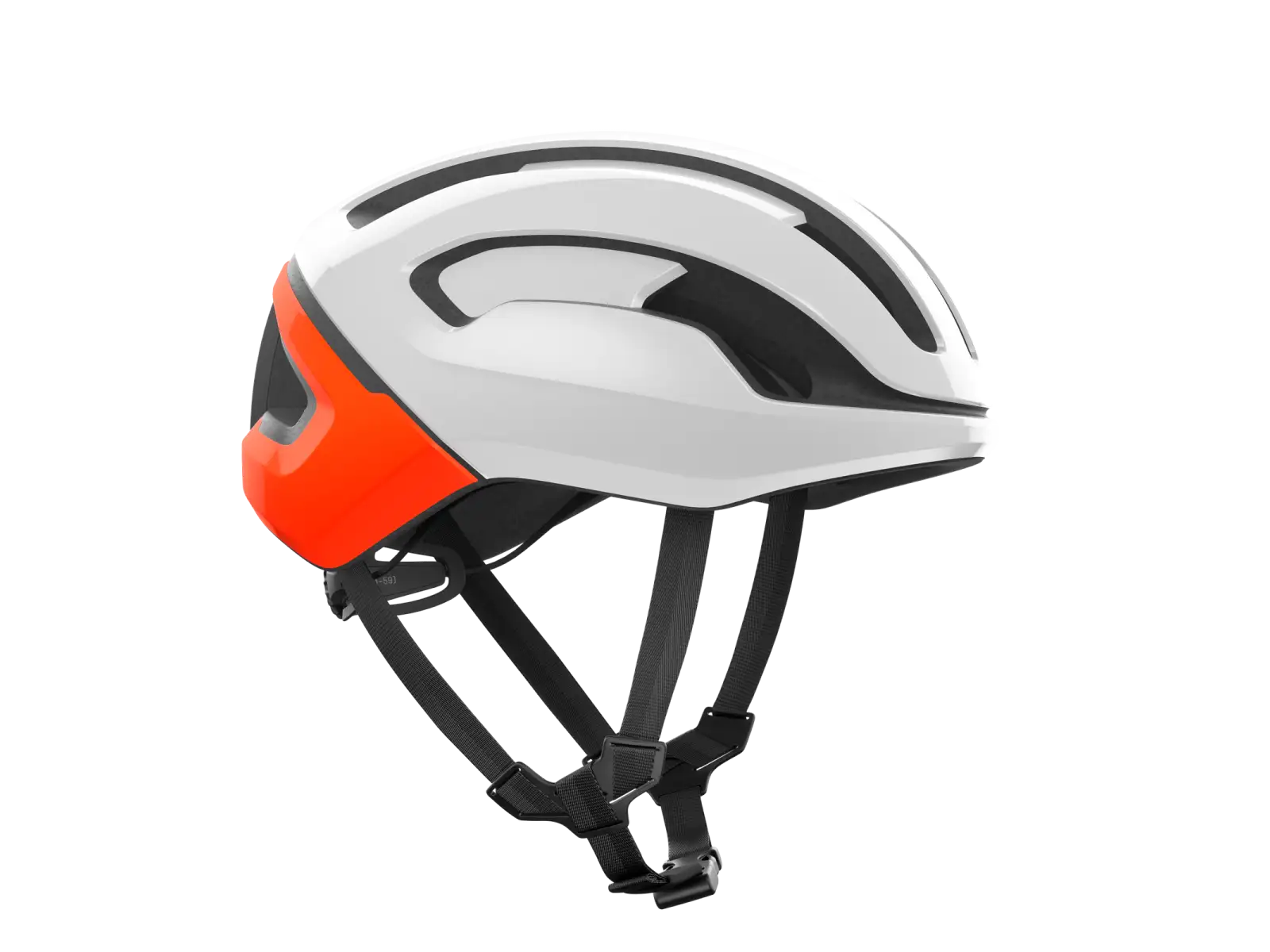 POC Omne Air MIPS road helmet Hydrogen White/Fluorescent Orange