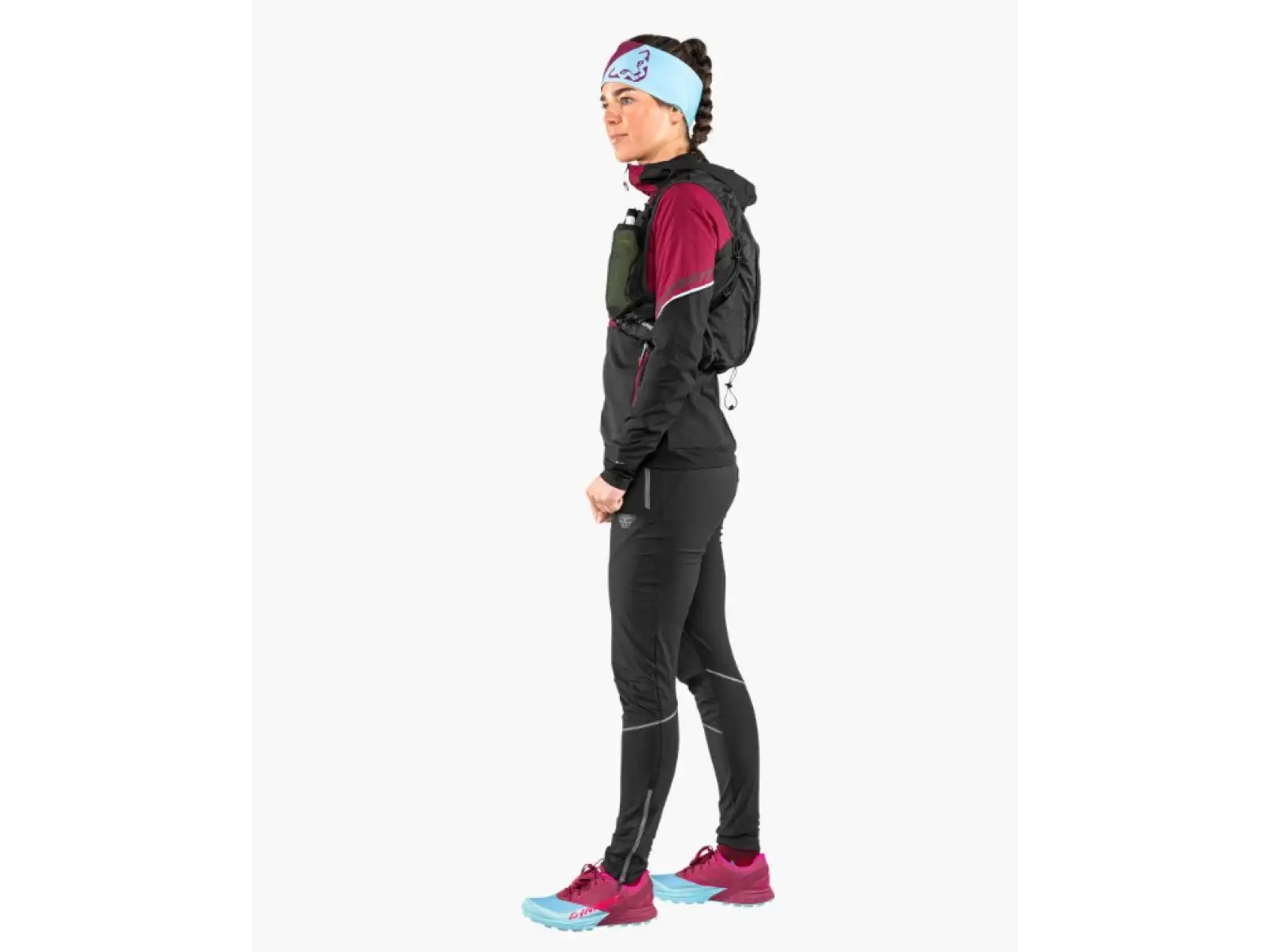 Dynafit Alpine Hybrid women's running pants Black Out/Magnet