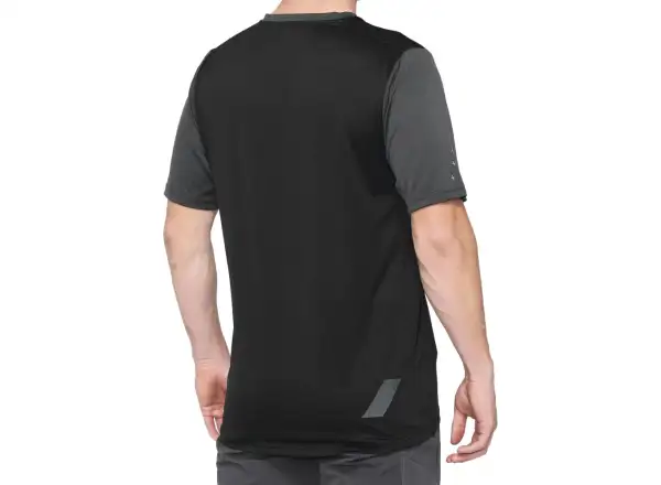 100% Ridecamp Short Sleeve Jersey Men Black/Charcoal