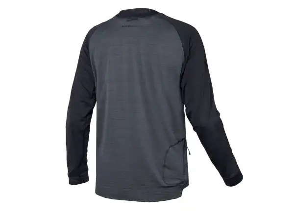 Endura Singletrack Fleece men's jersey long sleeve black