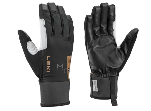Leki Montera Storm alpine gloves Black/White/Brown