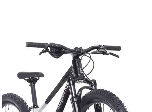 Superior TEAM 24 kids bike Gloss Brushed Alu / Rainbow Black