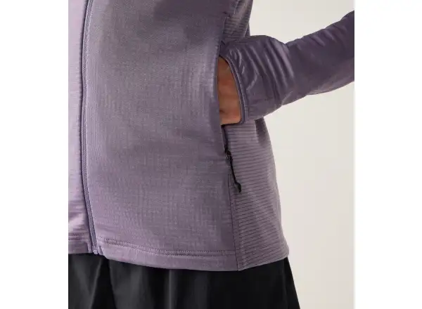 Haglöfs L.I.M Mid Multi Hood women's hooded sweatshirt Purple Fog