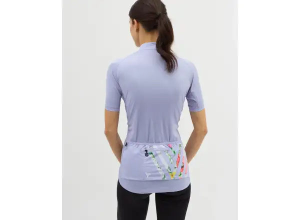 Silvini Calnia women's jersey short sleeve Lilac/White
