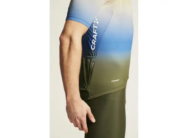 Craft ADV Endur Graphic men's jersey short sleeve green