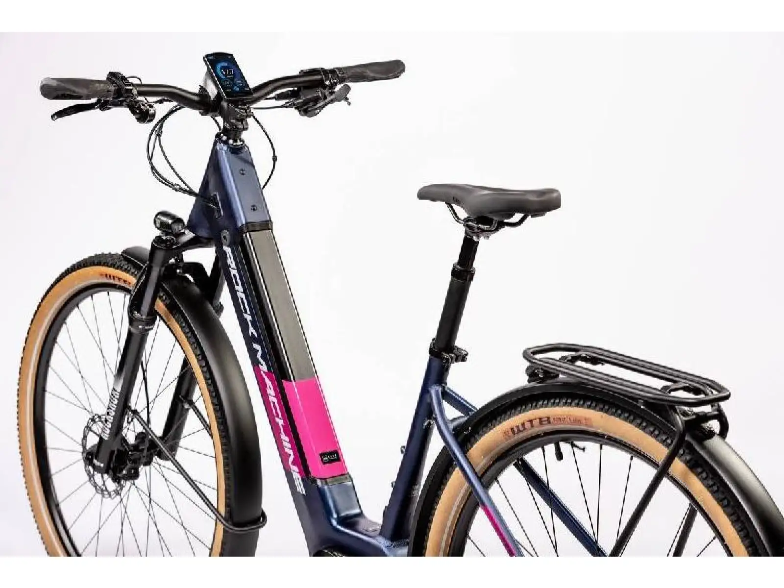 Rock Machine Storm INT e90-29 lady touring matte blue/silver/pink e-bike