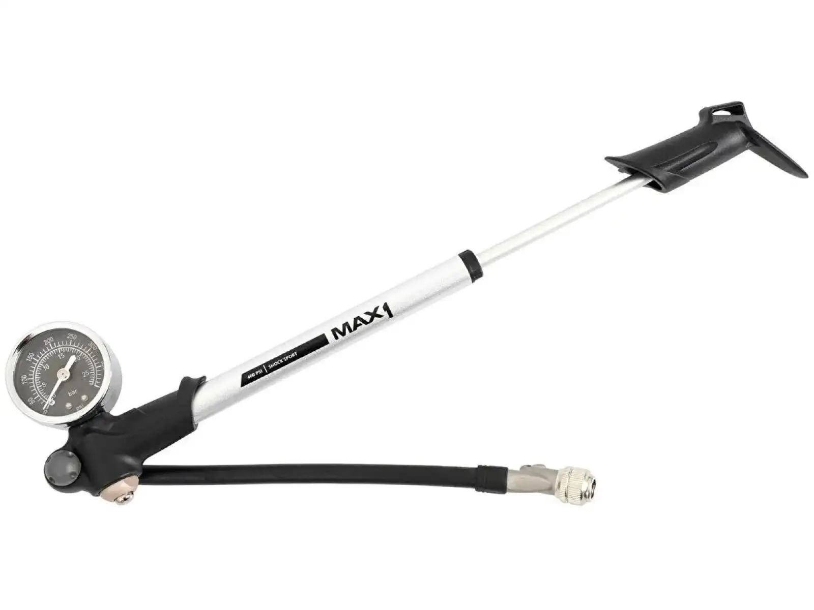 MAX1 Shock Sport 400 PSI pump with gauge