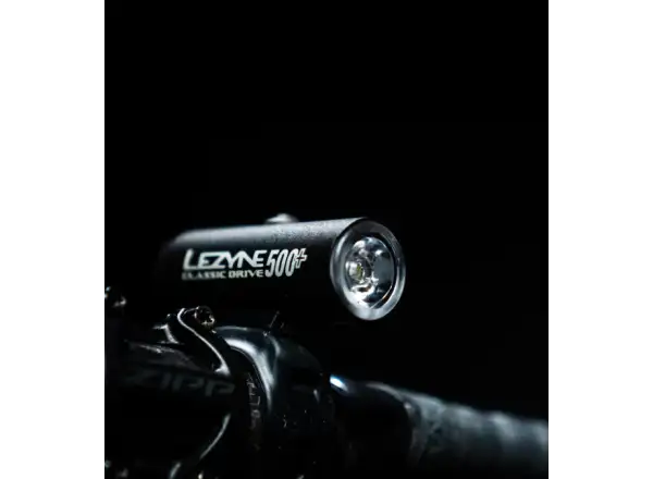 Lezyne Classic Drive 500+ Front Light Satin Black