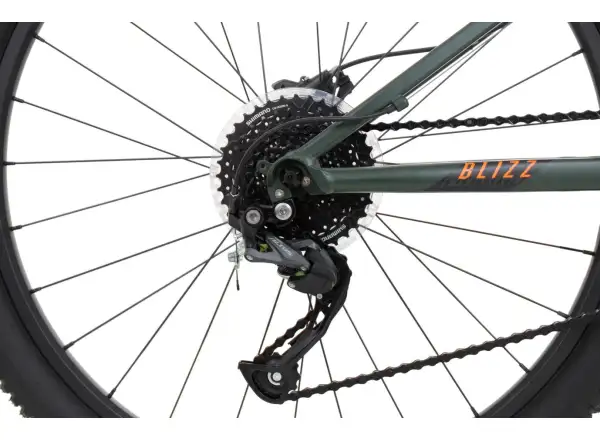 Rock Machine Blizz 27 HD Mat Khaki/Neon Orange/Black children's bike
