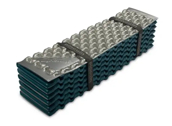 Pinguin Fold XL Alu folding sleeping mat Silver Petrol