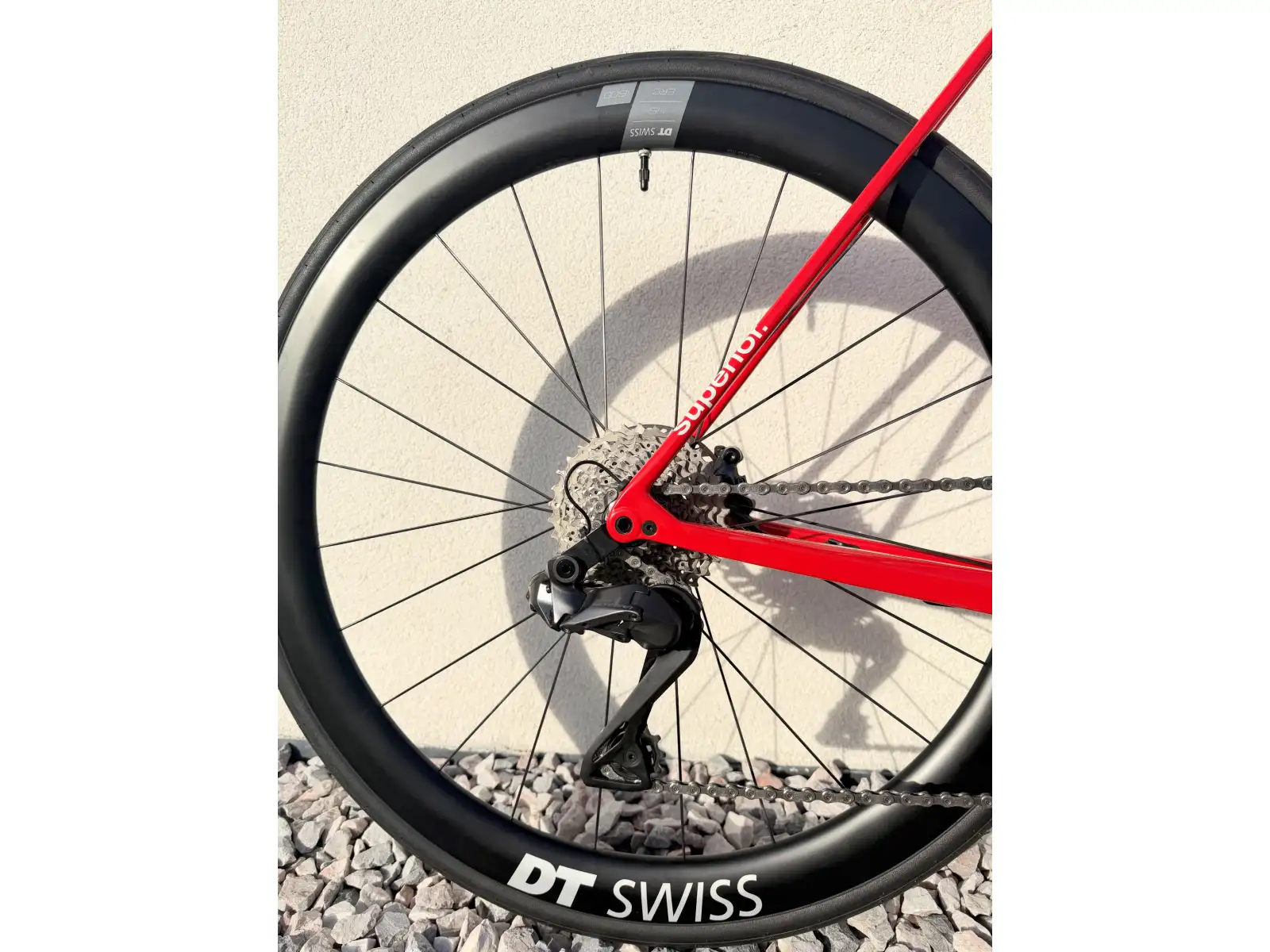 Superior RR 9.8 bike road bike Gloss Red / White VERIFIED
