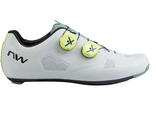 Northwave Revolution men's road cycling shoes Light Grey/Sage