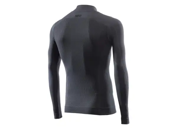 SIXS TS3 V2 functional long sleeve shirt with stand-up collar grey/black