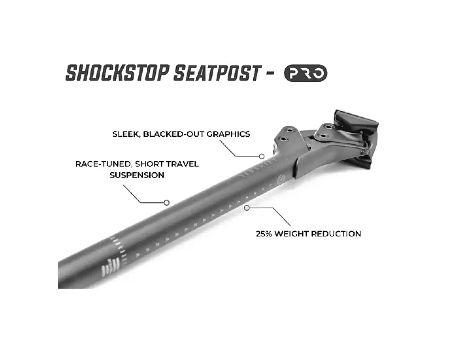 Redshift ShockStop PRO Suspension V2 suspension seatpost 27.2x350 mm