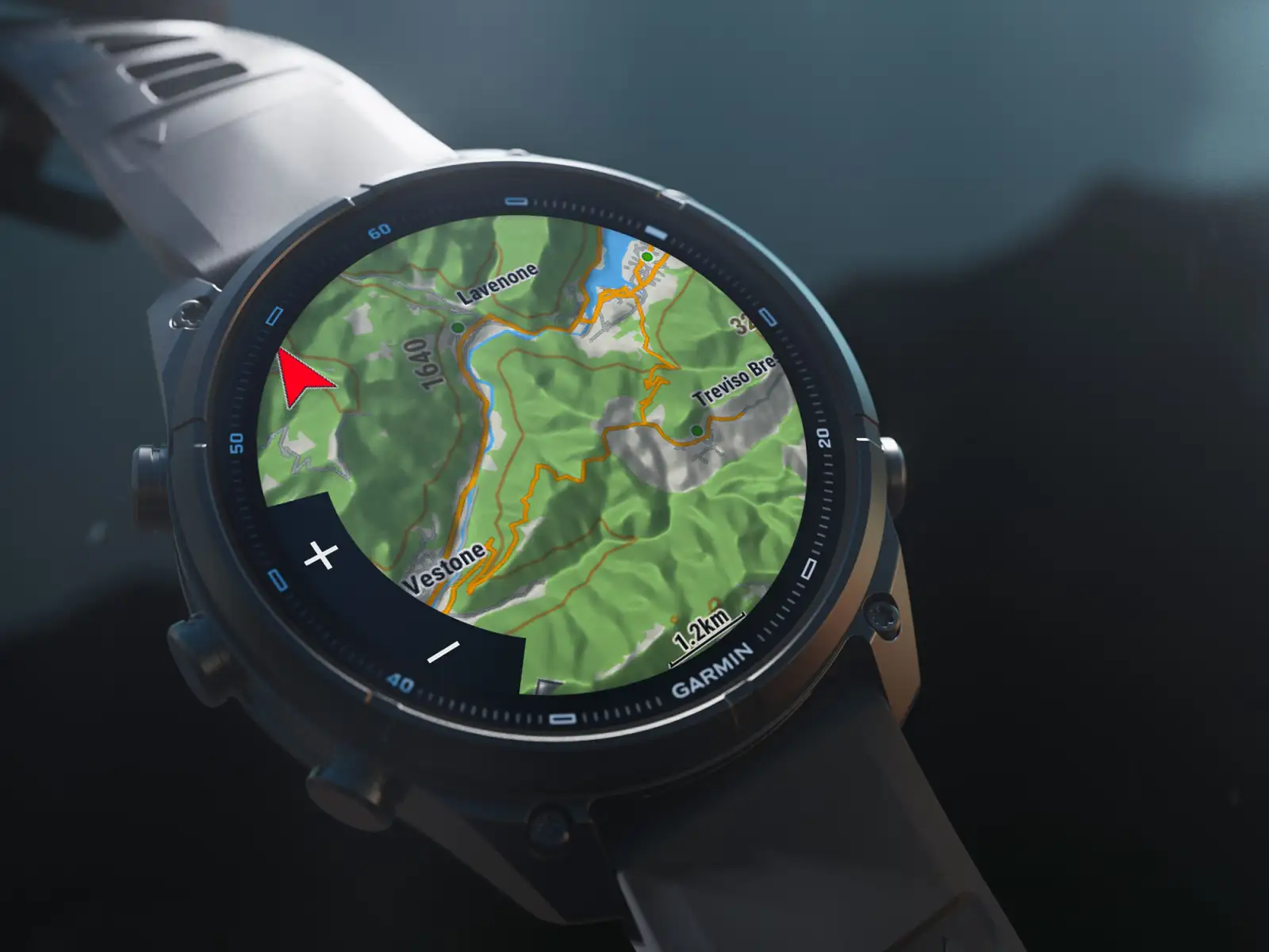 Garmin fenix 9 Pro inReach 43 mm smart watch Autumn gold titanium/Cream/french gray