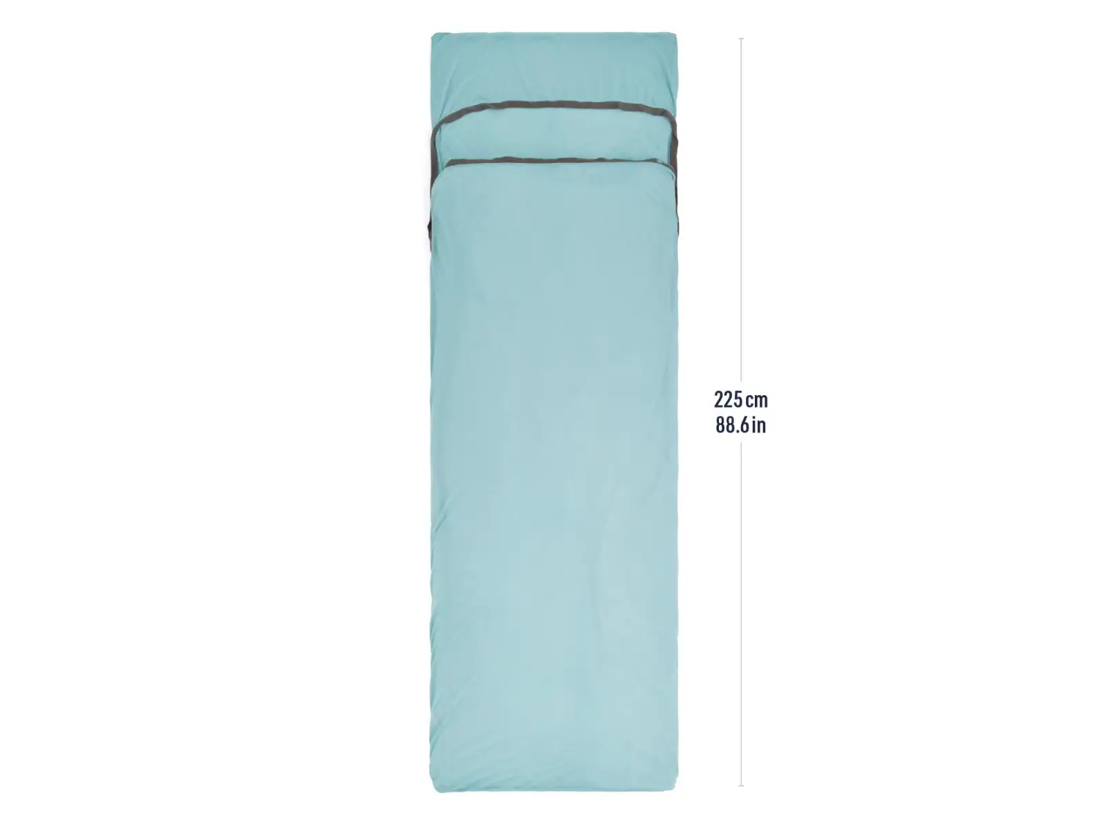 Sea To Summit Comfort sleeping bag liner with pillow Aqua Sea