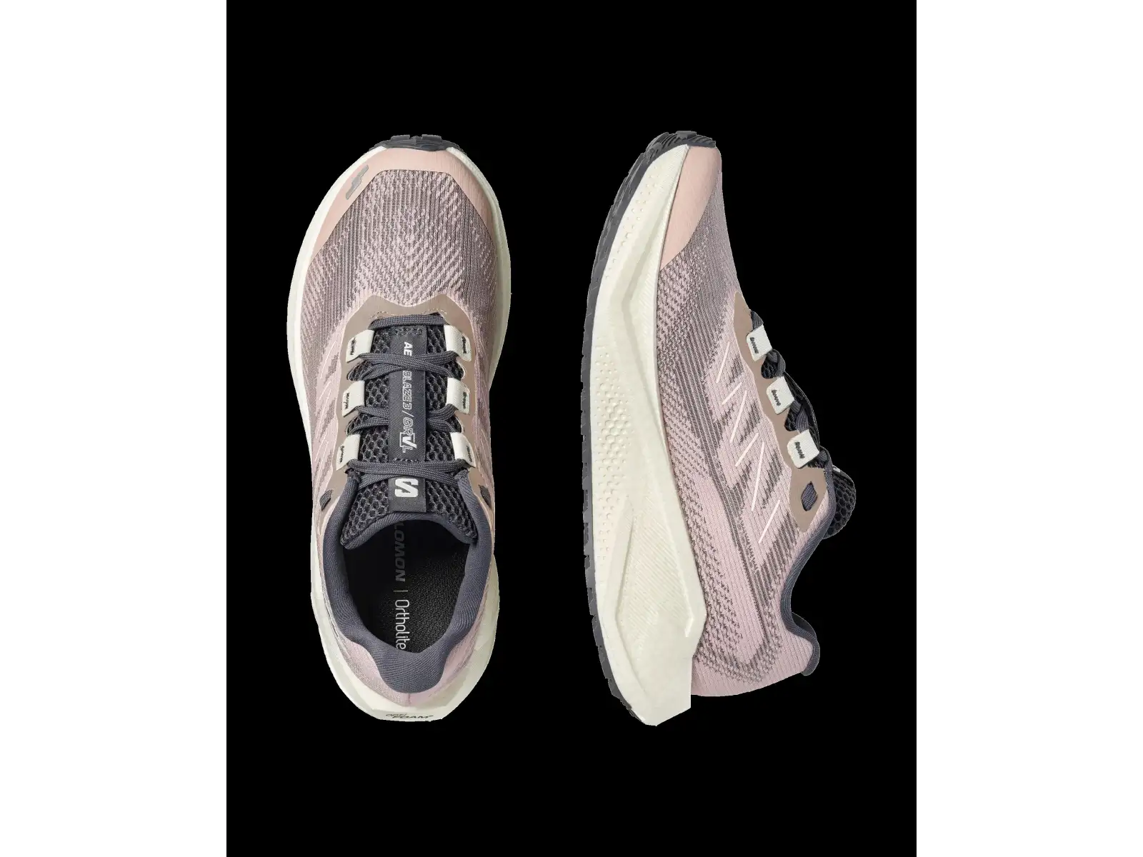 Salomon Aero Blaze 3 GRVL women's running shoes Shadow Gray /Vanilla Ice /Nine Iron