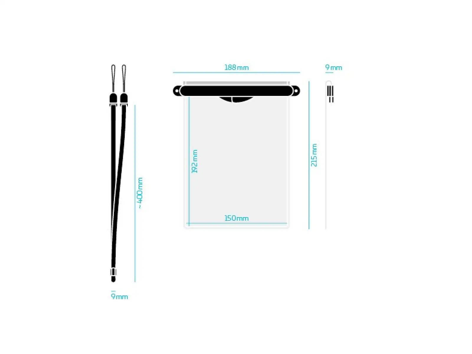 Fidlock Hermetic case Maxi Transparent