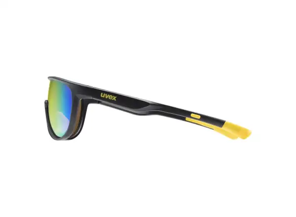 Uvex Sportstyle 515 children's glasses Black Matt/Mirror Yellow