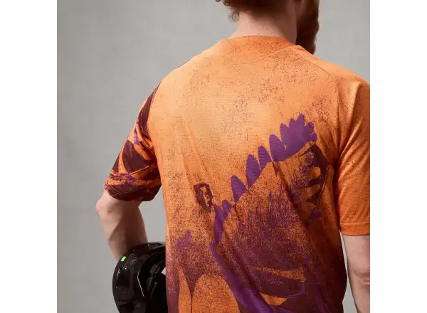 Endura Singletrack men's jersey short sleeve Orange