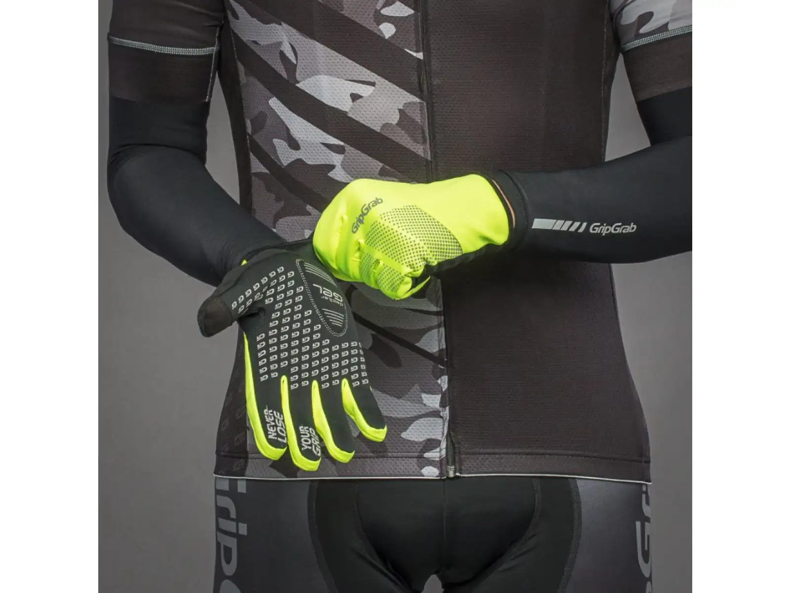 Grip Grab Ride Hi-Vis Windproof Midseason gloves