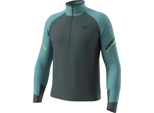 Dynafit Alpine 1/2 Zip Tee men's shirt long sleeve Smoke Blue