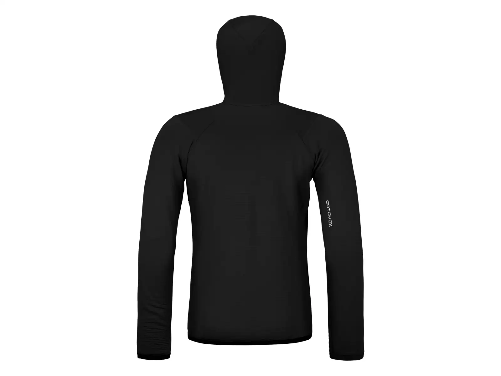 Ortovox Fleece Grid Hoody men's sweatshirt Black Raven