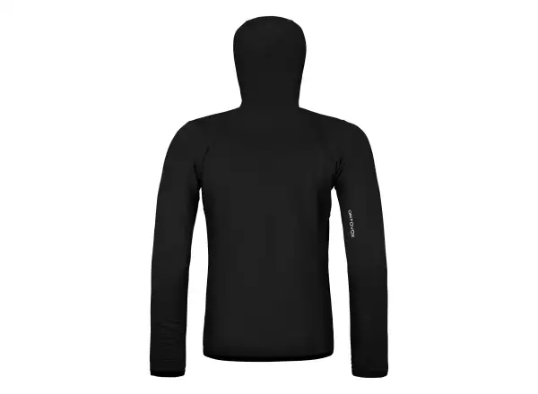Ortovox Fleece Grid Hoody men's sweatshirt Black Raven