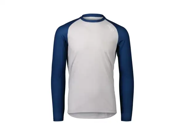 POC Pure men's MTB jersey long sleeve Lead Blue/Granite Grey