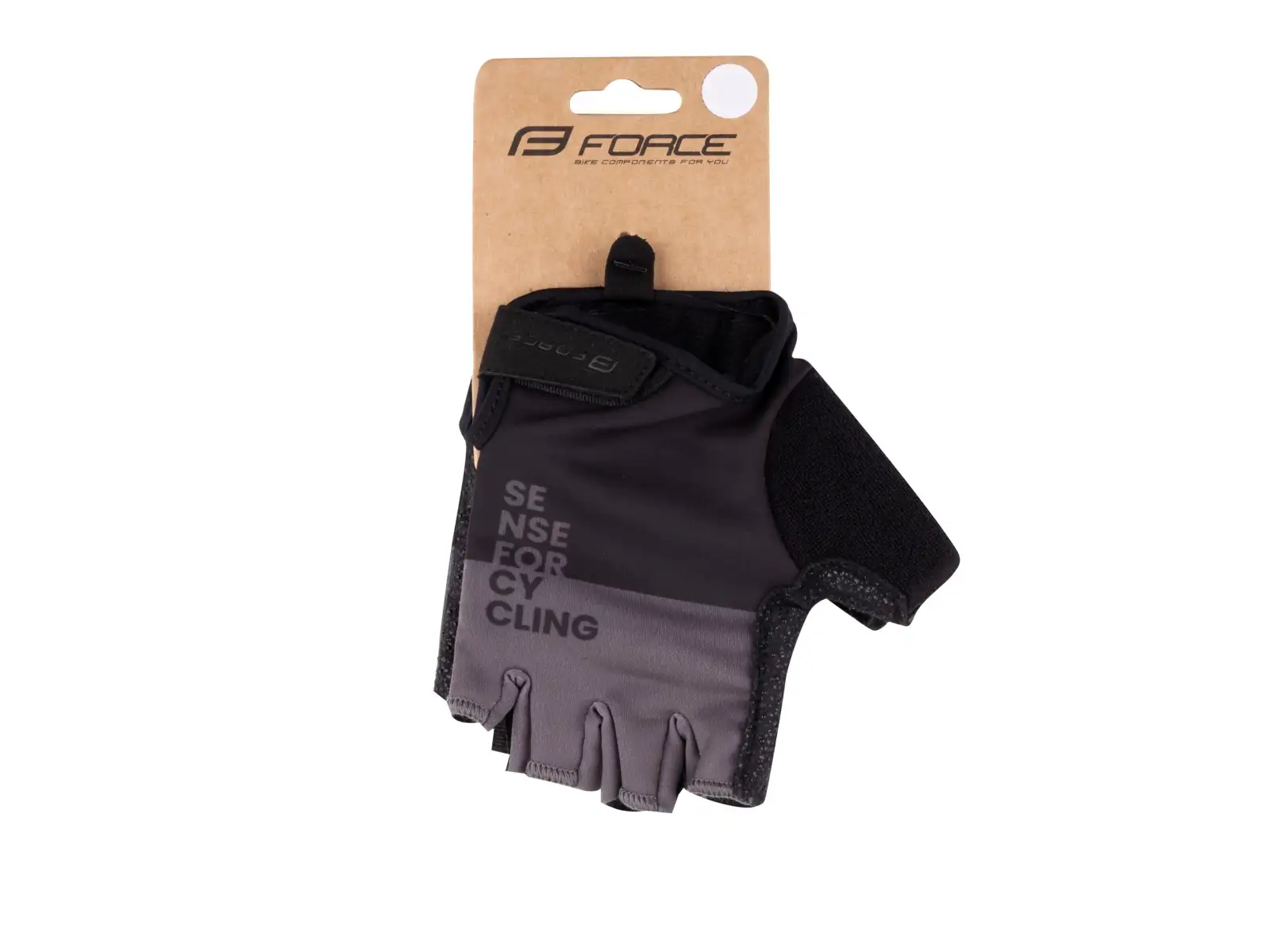 Force Fine short gloves black/gray