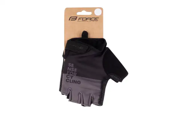 Force Fine short gloves black/gray