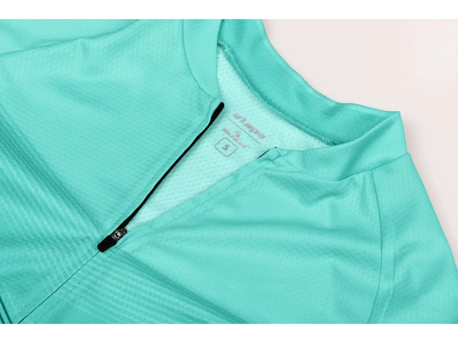 Etape Violet women's short sleeve cycling jersey Mint/Black
