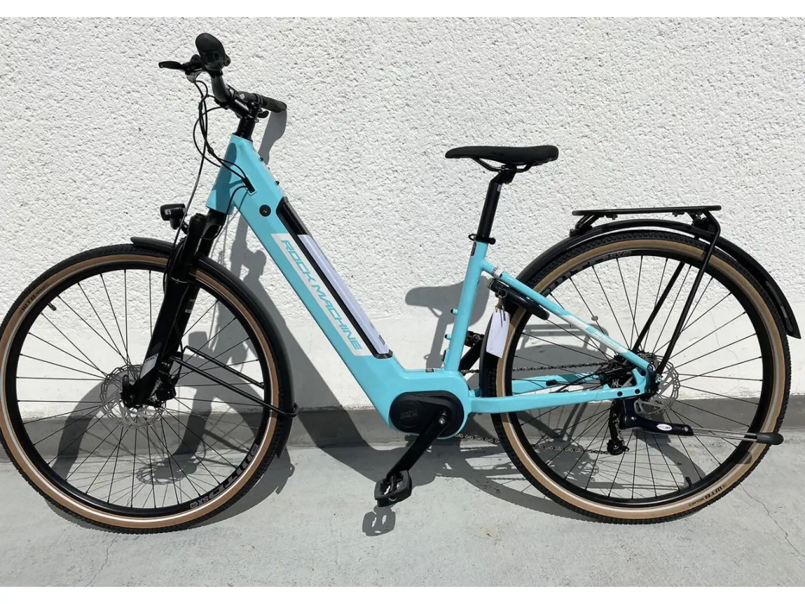 Rock Machine Ebike CrossRide INT e425 Lady Gloss Mint/White cross e-bike