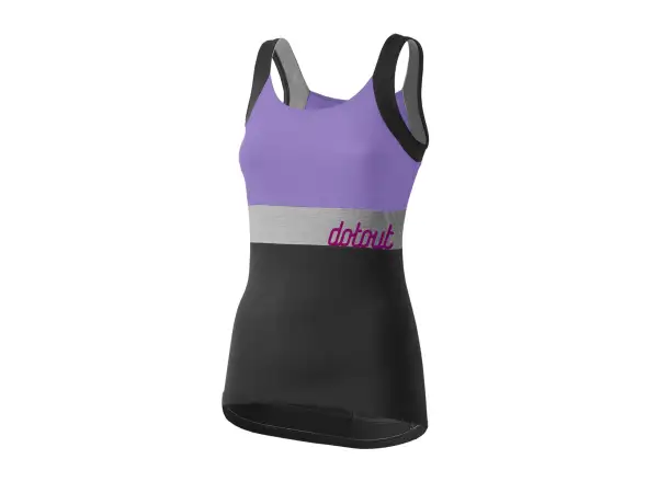 Dotout Crew Spaghetti women's tank top purple/black