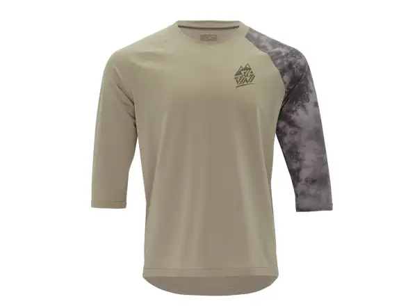 Silvini Brunello men's jersey 3/4 sleeve Cream/Brown