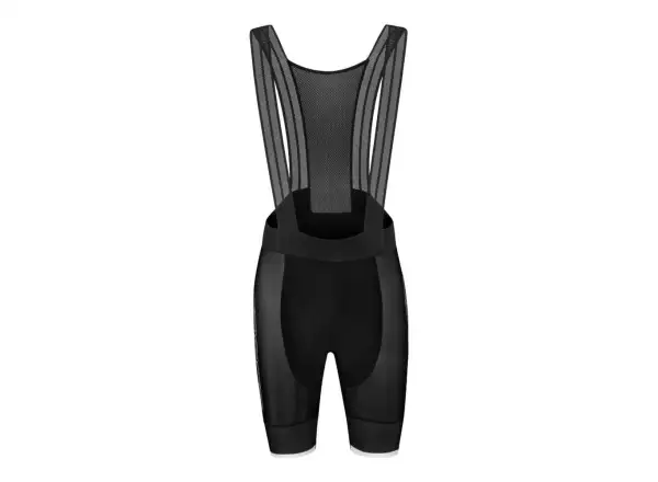 Force Smooth men's bib shorts with pad black/white