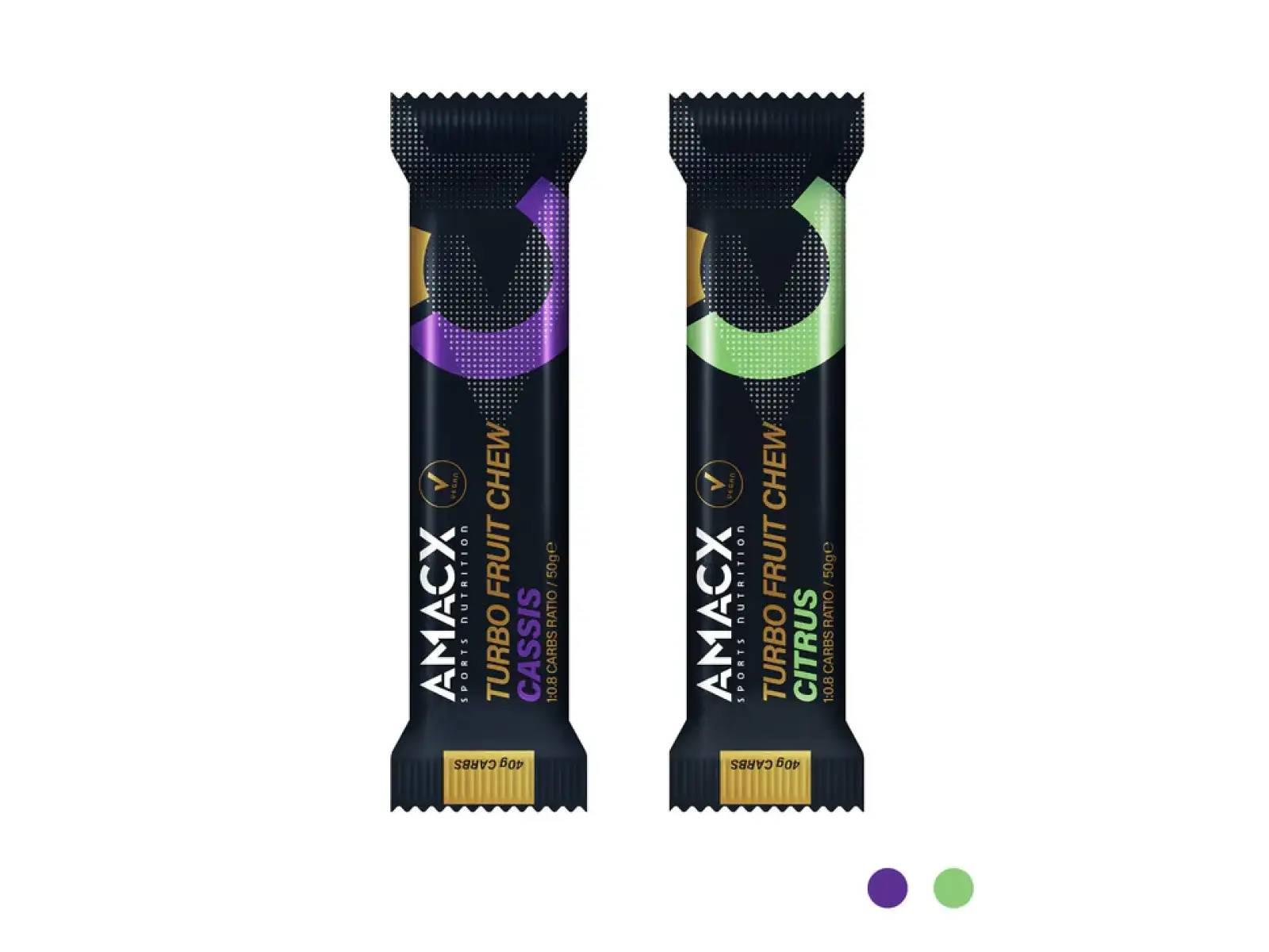 Amacx Turbo Fruit Chew energy bar 50 g Cassis