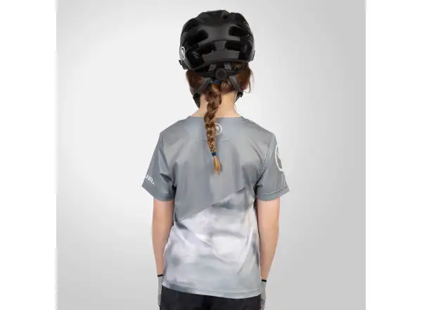 Endura SingleTrack Core kids jersey short sleeve Grey