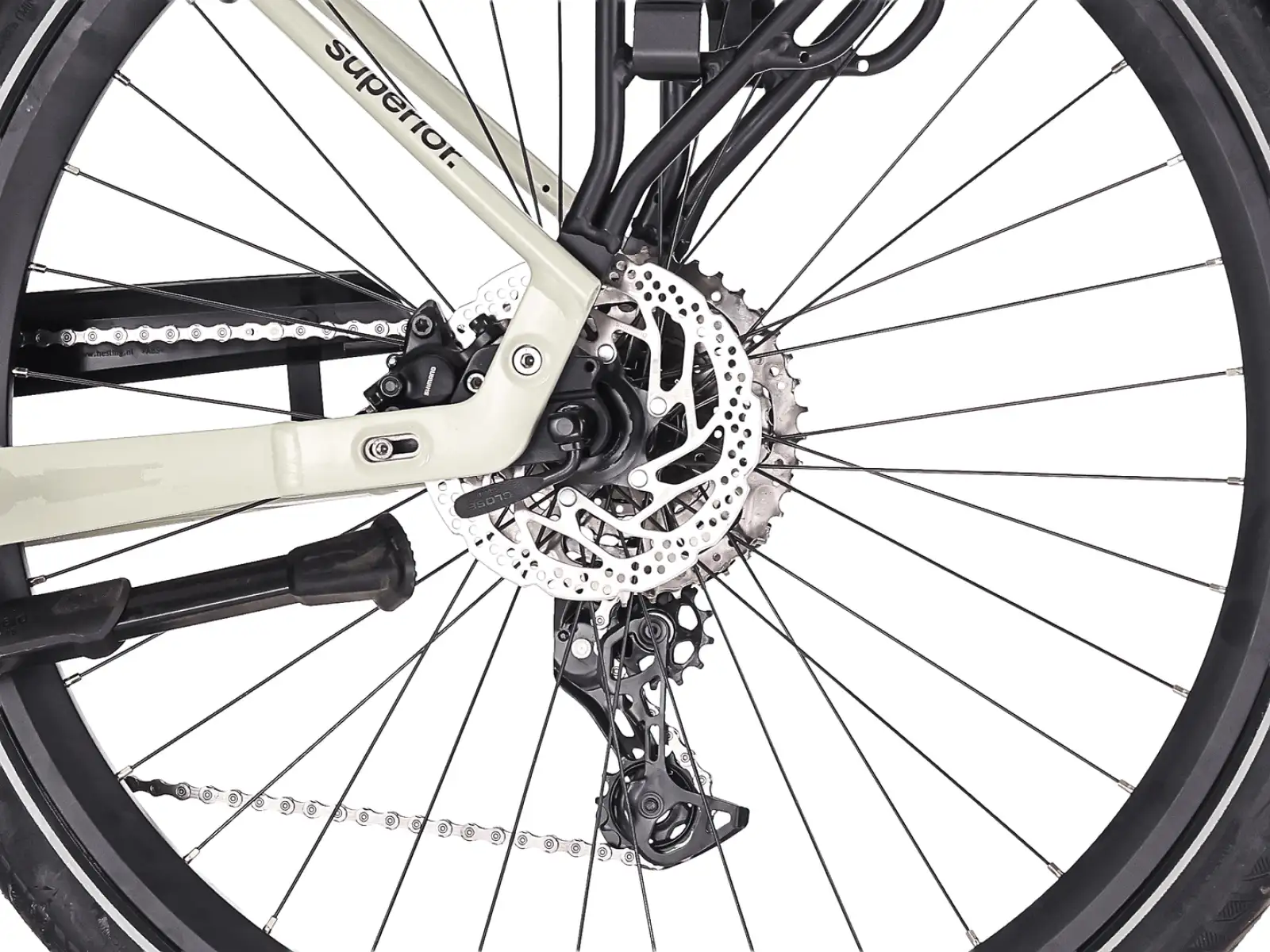 Superior eWAY 6.4 city e-bike Gloss Soft Green