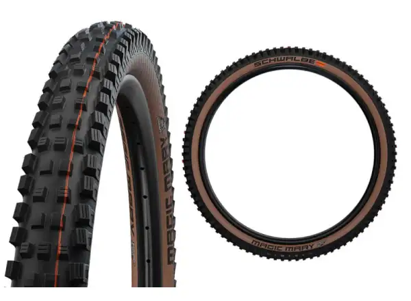Schwalbe Magic Mary Super Gravity Addix Soft TLE EVO 29x2.40" MTB tire kevlar brown