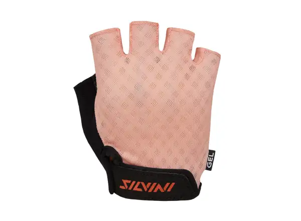 Silvini Gaiona women's short gloves Orange/Black