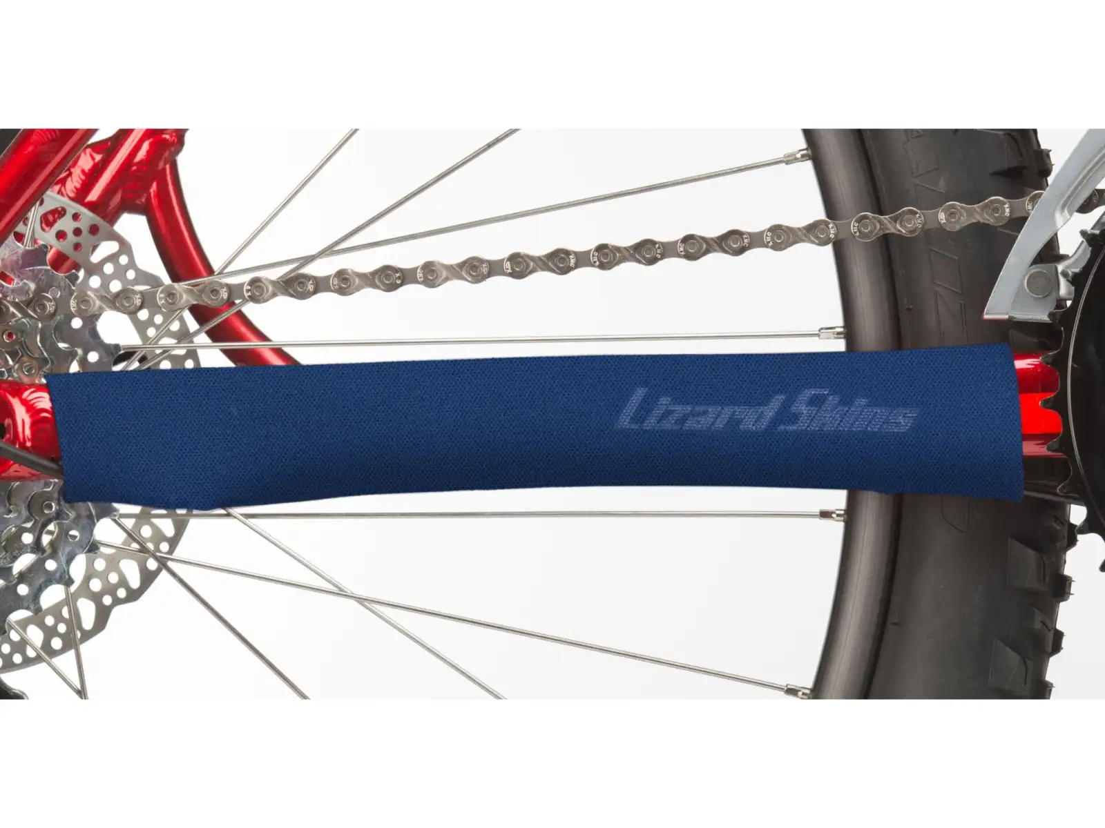 LIZARD SKINS ochrana rámu Small Neoprene Chainstay Protector Blue