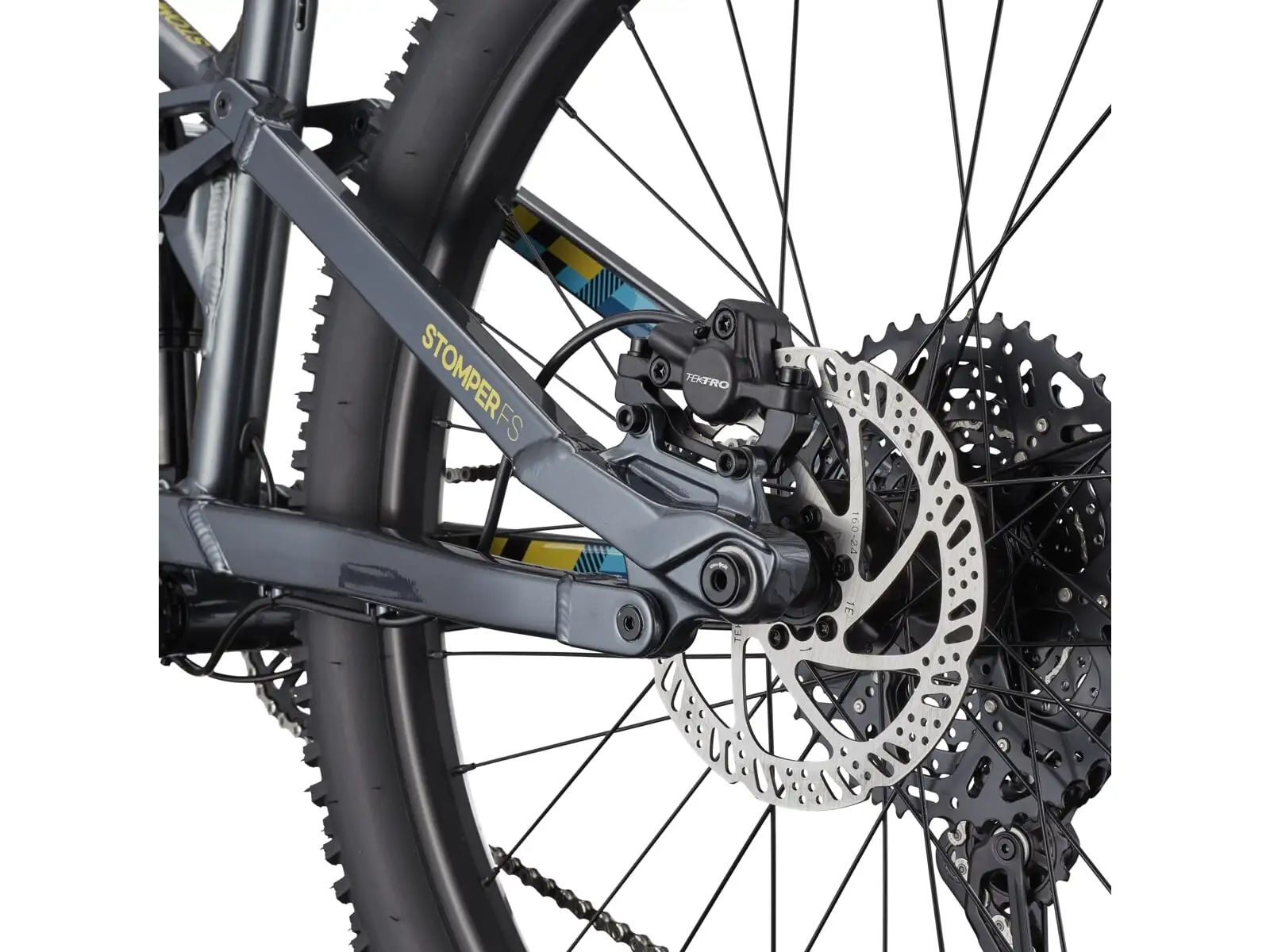 GT Stomper 26 FS ACE children's full-suspension bike GUN